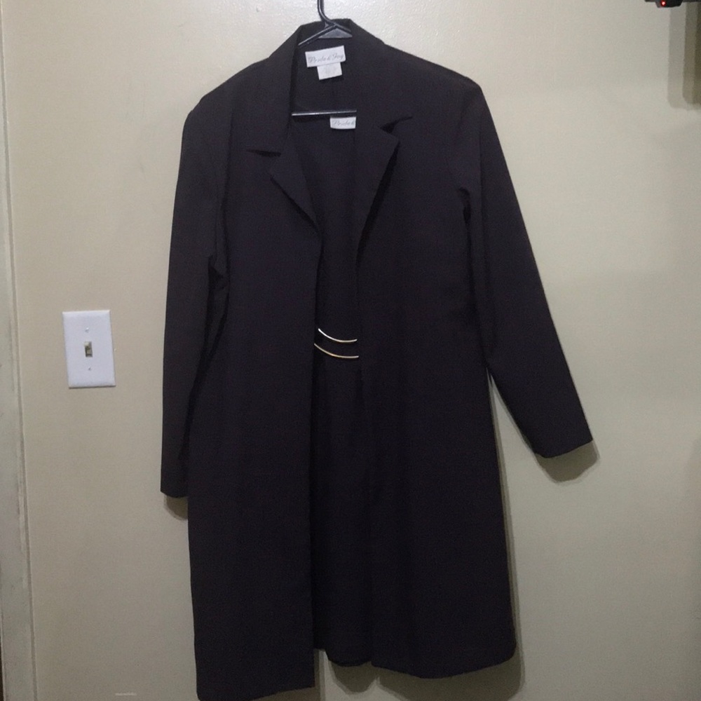 Purple two piece dress suite